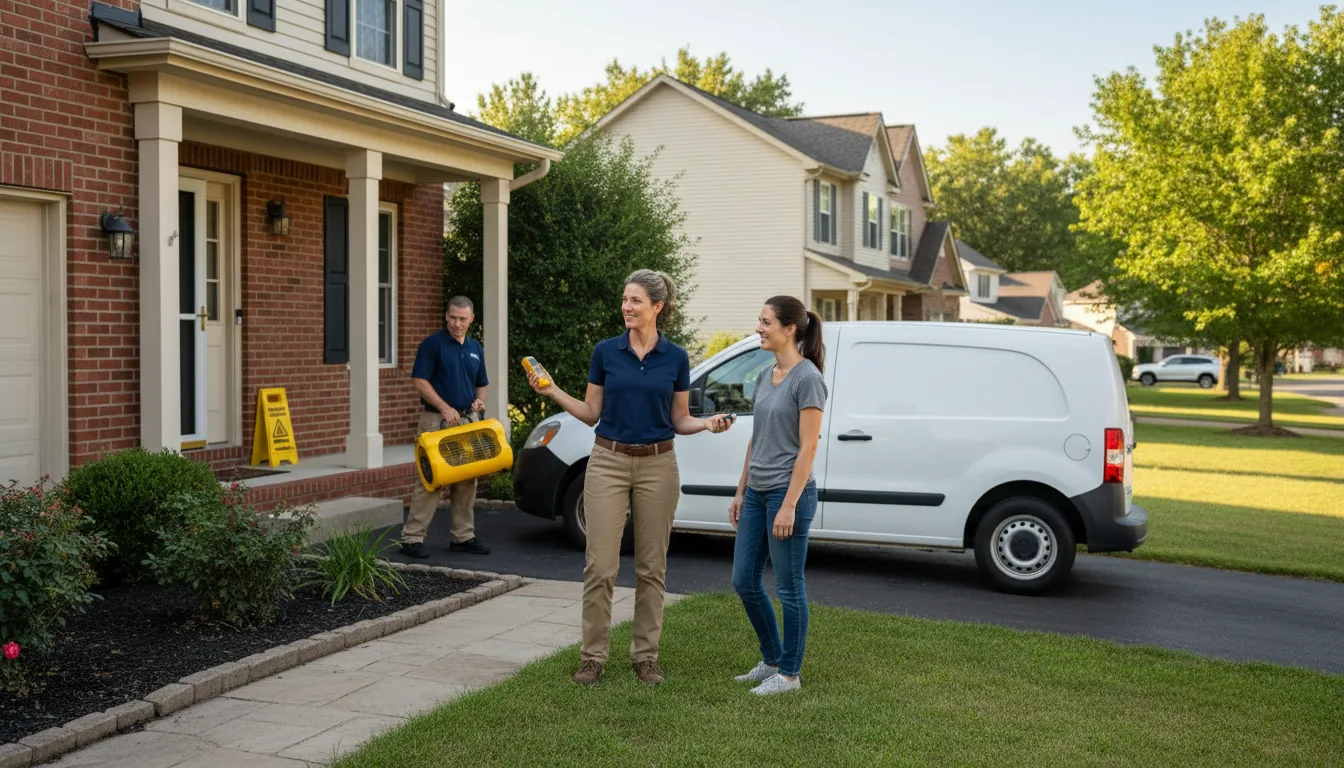 Water restoration image for Dehumidification And Cleanup Services in Glenwood, MO